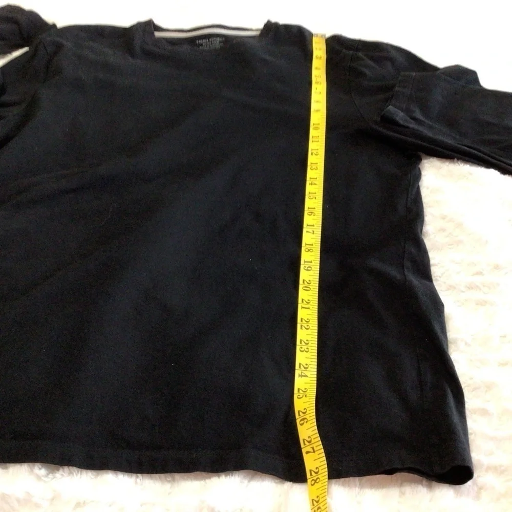 Men’s Banana Republic Black Fitted Crew Tee XL Cotton